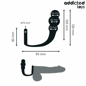 ADDICTED TOYS - PLUG ANAL AVEC ANNEAU MODÃLE 1